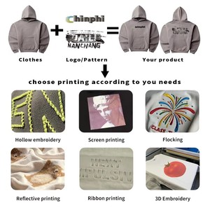 เสื้อฮู้ดดี้ผู้ชายคุณภาพสูง สไตล์วินเทจ ทรงเข้ารูป ซิปหน้า  โลโก้สั่งทำได้ ขายดี - Product Image 5