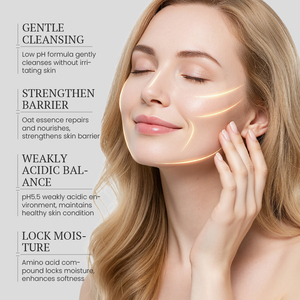 KORMESIC - Limpiador Facial Suave con Aminoácidos y Avena, Certificado por Bpom, 60 g, Repara la Barrera Cutánea, Crema para Piel Sensible, Fragancia Fresca - Product Image 4
