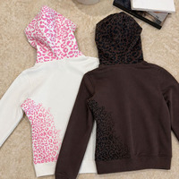 Vêtements d'hiver pour femmes, nouvelles arrivées 2026, pantalon de survêtement et sweat-shirt à imprimé léopard, ensemble streetwear pour femmes, ensemble de survêtement 2 pièces