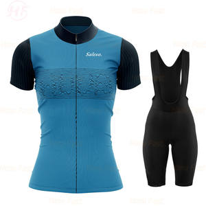 Dames Racefiets Fietskleding Set Ademend Snel Droog <span class=keywords><strong>Jersey</strong></span> En Gewatteerde <span class=keywords><strong>Shorts</strong></span> Mtb Outfit Voor Racen Of Training - Product Image 4
