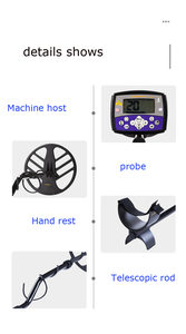 El Metal dedektörü fiyat arkeolojik hazine avı yeraltı en iyi yeraltı altın ve metal dedektörü - Product Image 3
