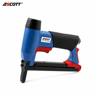 ASCOTT 7116-436 Agrafeuse pneumatique professionnelle à bec long 22GA, pistolet agrafeur pneumatique étendu de 6 pouces pour la production de matelas, canapés et meubles