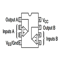 Composants électroniques IC Puces LM358 Amplificateur opérationnel LM358N LM358P DIP-8 Dual Op-amp