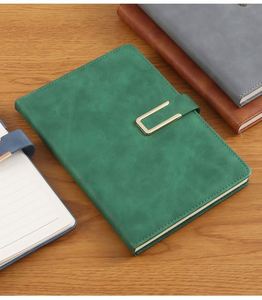 2025 2024 Customizable Logo PU <b>A5</b> Multicolor Business Planner <b>Diary</b> Leather Cover Hardcover Custom Loose-leaf Journal Gift - Product Image 2