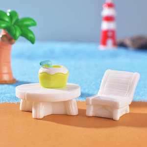 Décorations d'<span class=keywords><strong>aquarium</strong></span> de plage et de phare, ornements miniatures en résine pour table de sable, style minimaliste moderne transfrontalier, micro-paysage - Product Image 2