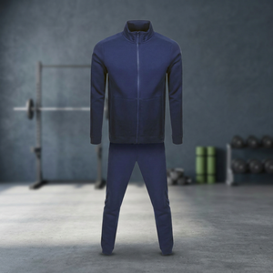 Unisex XXL Lässiger Sportanzug Atmungsaktiver 100% Baumwoll-Jogginganzug Kapuzenjacke Regular Fit Einfarbig Winterbekleidung - Product Image 3