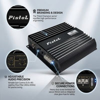 Amplificateur auto 2 canaux MOSFET haute puissance 3600 Watts V12 pour caissons de basses, stock disponible