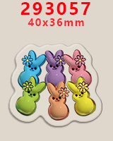 Transparent Flatback Resin Wholesale for Mobile Case Keychain DIY Craft Decoration <strong>Easter</strong> <strong>Ribbon</strong> 10pcs - Product Image 2