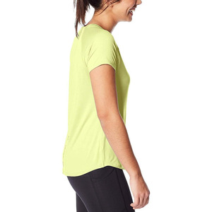 T-shirt en coton pour femme, logo personnalisé, couleur unie, qualité supérieure, nouveau design, vêtements décontractés, prix de gros, t-shirts de sport à manches courtes vierges - Product Image 3