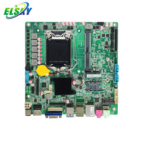 ELSKY Bo Mạch Chủ Pc <span class=keywords><strong>Mini</strong></span> H110 Với CPU <span class=keywords><strong>Skylake</strong></span> 6th Gen Core I3 Bo Mạch Chủ <span class=keywords><strong>LGA1151</strong></span> DC12V/19V HD_MI VGA LVDS QM1100 - Product Image 2