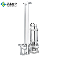 Pompe à eau usée portable fiable de qualité industrielle certifiée CE 15 CV 2 pouces en acier inoxydable submersible