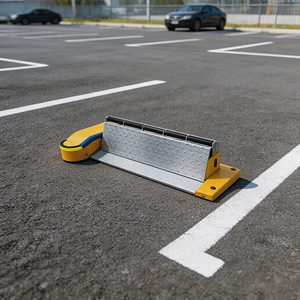 Durable Steel <b>Remote</b> Operated Parking <b>Lock</b> Automatic Electric Space Blocker For Lot High Strength Vehicle Post - Product Image 1