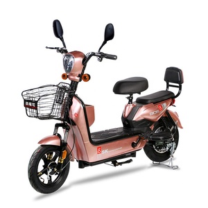 Vélo Électrique en Promotion 48V 350W Moteur Brushless Batterie Plomb-Acide Certificat CEE Alarme Feux LED Vélo de <span class=keywords><strong>Ville</strong></span> avec Suspension Avant/Arrière - Product Image 5