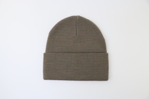 Custom Gray Knitted Embroidered Fashionable Warm <strong>Pom</strong>-<strong>pom</strong> <strong>Beanie</strong> for Cold Winter Weather - Product Image 2
