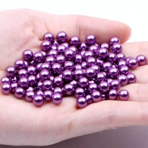 <span class=keywords><strong>Perles</strong></span> rondes brillantes en résine sans trou, de tailles variées, pour la création de coques de téléphone et de cadeaux, fournitures pour poupées et animaux DIY faites à la main - Product Image 4
