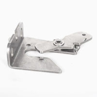 Supports de carrelage en acier inoxydable, style bobine industrielle, pour murs de fond en marbre et pierre, à point de fixation courbé