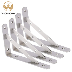 Soporte Triangular de Acero Reforzado, Soporte de Ángulo Recto de Alta Resistencia, Resistente a la Corrosión, para Estructura de Cama, Armario de Pared - Product Image 1
