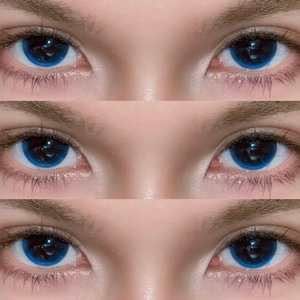 คอนแทคเลนส์สีแบบใช้แล้วทิ้งรายวัน ขนาด 14.2 มม. ความชุ่มชื้น 55% สีฟ้า สวมใส่สบาย คุณภาพสูง - Product Image 4