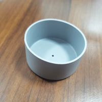 Protection de base de bouteille d'eau en silicone réutilisable et écologique, diamètre 7 cm, hauteur 3,5 cm, isolante thermiquement et antichoc, OEM