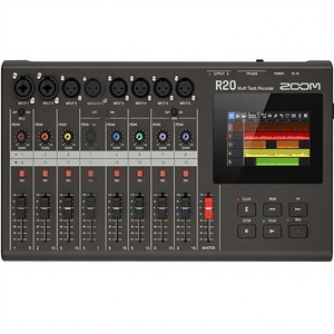 Grabadora de Mesa Multipista <span class=keywords><strong>Zoom</strong></span> <span class=keywords><strong>R20</strong></span> con Pantalla Táctil, 16 Entradas XLR, 2 Entradas Combinadas XLR/TRS, Efectos de Edición Integrados, Loops de Batería, USB - Product Image 1