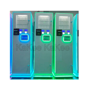 Số lượng lớn Máy bán hàng tự động 2 khe cắm cho giao dịch thẻ chấp nhận tiền xu ppokemon mtg thẻ Nhà cung cấp nhãn dán gói Máy bán hàng tự động - Product Image 1