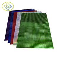 Feuille d'autocollants adhésifs PET A3A4, autocollants laser arc-en-ciel imperméables pour cadeaux et artisanat