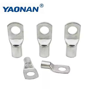 Connecteur <span class=keywords><strong>de</strong></span> fil <span class=keywords><strong>de</strong></span> borne à sertir en cuivre SC pour câbles et batteries, doté d'une conception à sertir serrée, alimentation directe en usine - Product Image 1