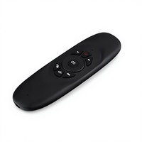 Souris Air sans fil multi-langues, mini clavier, souris, gyroscope sensoriel, télécommande double face