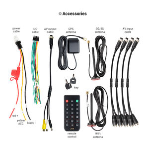<span class=keywords><strong>8CH</strong></span> 4G WiFi GPS 1080P AHD IPS 7 인치 VGA 모니터 8 카메라 1 년 보증 비디오 레코더 - Product Image 6