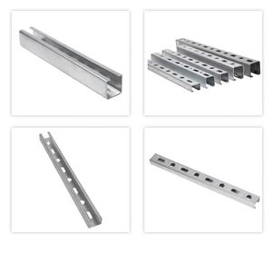 Perfil de acero tipo C de doble ranura para canalización eléctrica, con corte ISO y soldadura incluidos, del proveedor - Product Image 6