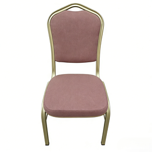 Chaise moderne à dossier haut en cuir avec coussin pour restaurant, hôtel, événements de mariage et banquets - Structure en acier inoxydable pour entrepôt et utilisation en extérieur - Product Image 1