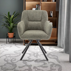 Moderno alta qualità KD telaio e gambe nero in polvere <span class=keywords><strong>tessuto</strong></span> rivestito poltrona - Product Image 5