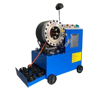 2 इंच, 3 इंच, 4 इंच हाइड्रोलिक नली क्रिम्पिंग मशीन स्वचालित रबर नली प्रेस मशीन