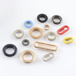 Tianzhili 10mm מתכת/פליז וילון Grommet חריר ערכת מותאם אישית לוגו Cyrtain לולאות עבור נעלי שמלות