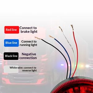 Nouveaux <span class=keywords><strong>feux</strong></span> arrière LED multifonctions 12V-24V IP68 étanches pour camions, <span class=keywords><strong>feux</strong></span> <span class=keywords><strong>de</strong></span> freinage et d'avertissement, ajustement universel, garantie 1 an pour remorques - Product Image 4