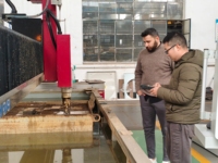 Machine de découpe jet d'eau CNC YCWJ, conception portique, pour la fabrication de métaux et de marbres, certifiée CE ISO, conforme Halal