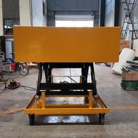 Plataforma Elevadora Hidráulica de Tijera de Perfil Ultrabajo para Carga y Descarga en Almacenes