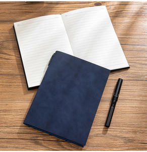 Journal personnalisé en cuir d'écorce <span class=keywords><strong>de</strong></span> chèvre PU promotionnel en vrac bon marché <span class=keywords><strong>de</strong></span> qualité supérieure cahier A5 personnalisé - Product Image 3