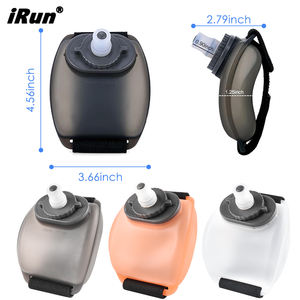 Botella de Agua Deportiva Plegable de Silicona con Pajita, Diseño Nuevo de <span class=keywords><strong>IRun</strong></span>, para Gimnasio, Viajes - Product Image 3