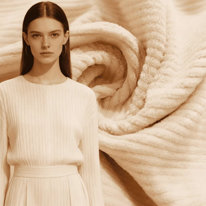 Tela de Felpa Ligera de Poliéster/Spandex, Cepillada, Resistente a la Abrasión, Estampada, Transpirable, 220gsm, para Sofás de Bebés y Niños - Product Image 1