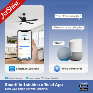 Quạt Trần LED 1Stshine 5 Cánh Trang Trí Quạt Trần Giá Xuất Xưởng Chất Lượng Tốt Với Đèn ABS - Product Image 6