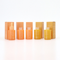 Ensemble d'emballage cosmétique de luxe écologique 50g 100ml 120ml soin de la peau émulsion crème lotion verre vaporisateur avec pompe de presse