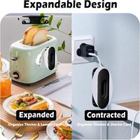 Organisateur de câbles en silicone YDS pour appareils de cuisine, enrouleur de câbles adhésif pour mélangeurs, support de câbles durable, gestion des câbles