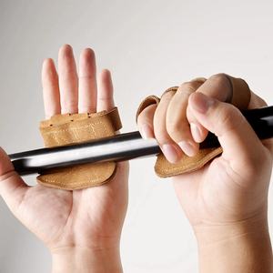 Guantes de Cuero para Levantamiento de Pesas, Entrenamiento, Gimnasia, Fitness, para Hombres y Mujeres - Product Image 2