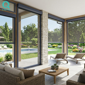 Stores solaires extérieurs QINGYING, stores automatiques imperméables pour portes de patio - Product Image 1