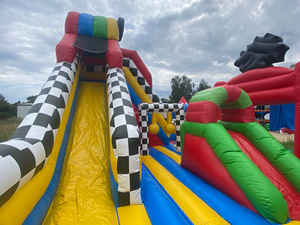 บ้านลมคุณภาพสูงสำหรับเด็กเล่นกลางแจ้ง พร้อมสไลเดอร์แบบแห้ง/แบบน้ำ สำหรับ<span class=keywords><strong>เช่า</strong></span>จัดงานปาร์ตี้ - Product Image 5