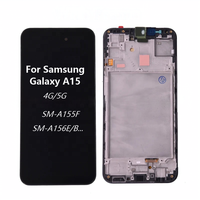 Layar OLED Berkualitas Tinggi untuk A15 4G/5G SM-A155F/156 Perakitan Layar Sentuh Asli Pengganti Bingkai 6.5" 1 Tahun