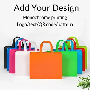 Customized Reusable Tote Shopping Bag Recycled Eco Non Woven Bag With Logo