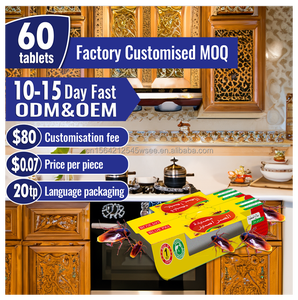 Only $0.07 Per <strong>Tablets</strong> Custom Non-Toxic Gel Cockroach Glue Traps with Creative Design for Bedroom Use - Product Image 1