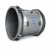 Compensateur axial à soufflet métallique à bride avec tige de liaison pour raccord de tuyauterie contrainte industriel